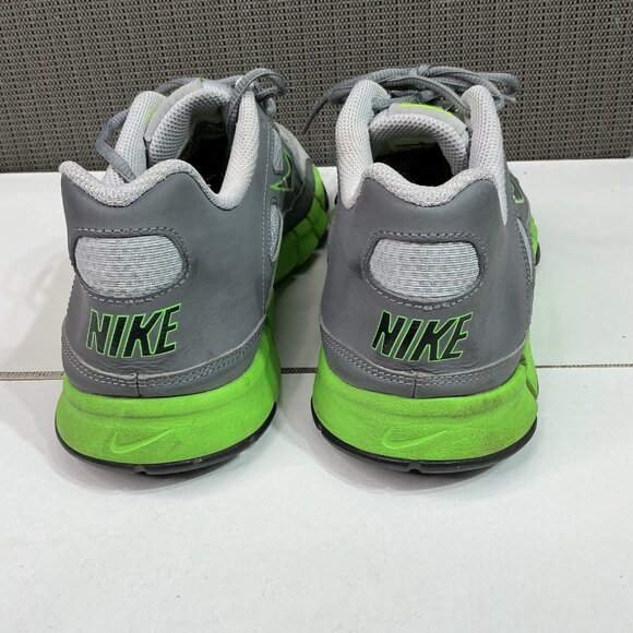 Nike Flex 2012 Run Mens Athletic Shoes Gray & Neon Green Size 10 - Picture 3 of 8